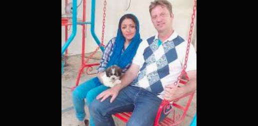The US prisoner Michael White and his Iranian girlfriend
