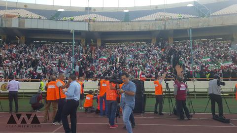 Iran faced Cambodia at Azadi Stadium
