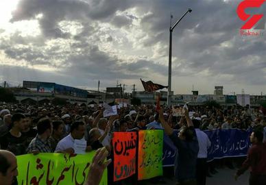 On May 16, protests in the city of Kazerun turned bloody when police and security forces began firing shots into the crowd. The demonstrations followed similar protests in April