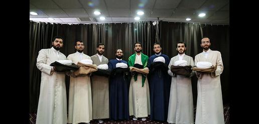 The young clerics get ready to graduate to their next stage of study