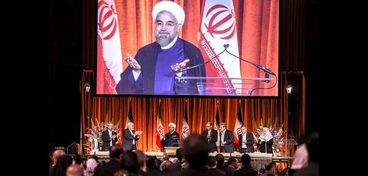 Rouhani meets some Iranians living in the US
