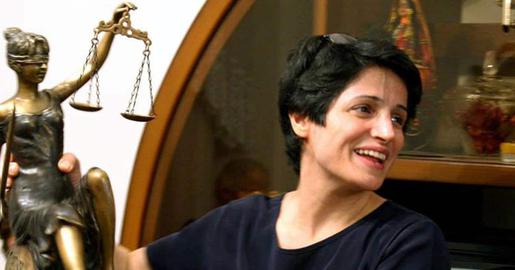 Nasrin Sotoudeh, a prominent human rights lawyer, was on hunger strike in Qarchark Prison when she was temporarily released on furlough.