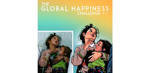 سری کاریکاتورهای مرشد میشو با عنوان «چالش خوشبختی جهانی»( The Global Happiness Challenge) در رسانه‌های اجتماعی محبوب شده‌اند.
