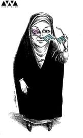 پشت عینک آزاده نامداری‎