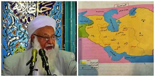 انتقاد امام جمعه اهل سنت آزادشهر به حذف نام بلوچستان از کتب درسی