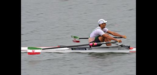 Iran's female rowing team win third place at Asian Games