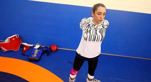 Kimia Alizadeh, 23, is one of the top athletes in the ranking of the World Taekwondo Federation.
