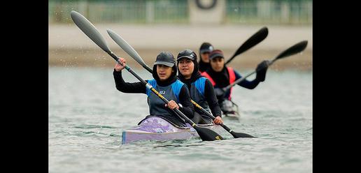 Female Kayak Championship Finishes