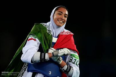 Taekwondo practitioner Kimia Alizadeh became Iran's only Olympic athlete to win a medal at the Rio Olympics in 2016