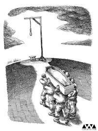 اعدام محکوم مرده‎