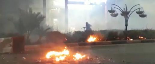 IranWire citizen journalists report that two men on a motorcycle shot at the police