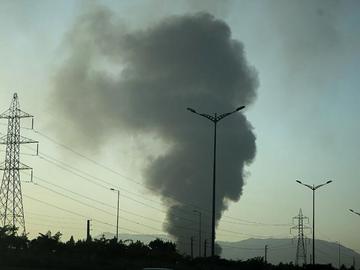 آتش‌سوزی در یکی از مقرهای سپاه پاسداران در کرمانشاه