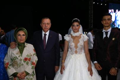 اردوغان در عروسی مهران عسکری و نور تاتار دختر تکواندوکار نامدار ترکیه
