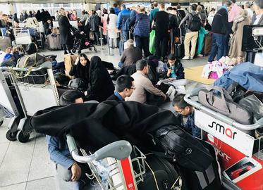 در «فرودگاه مهرآباد» خبری از تب‌سنج نیست و کنترلی بر مسافران هم در کار نیست.