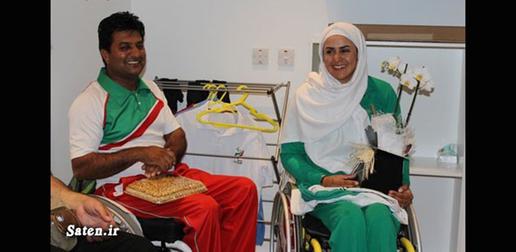 Zahra Nemati and Raham Shahabipour married during the 2012 London Paralympics.