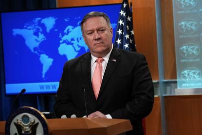 "The Iranian regime has a choice: it can either do a 180-degree turn from its outlaw course of action and act like a normal country, or it can see its economy crumble," said Mike Pompeo