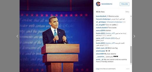 Iran’s Instagram Trolls Attack Obama's Account