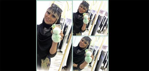 الهام عرب این روزها عکس‌هایی با حجاب از خود منتشر می کند.
