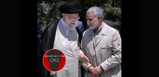 Khamenei with General Soleimani: from promising “harsh revenge” to simply “punish the perpetrators”