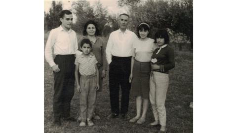 Dr. Firouzi’s paternal family. Parviz is first from the right