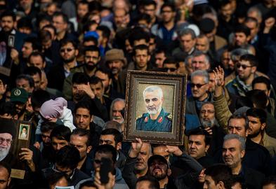 Soleimani's death prompted protests in Iraq and Iran