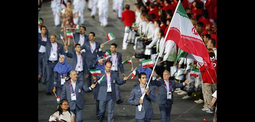 تیم ایران در رژه المپیک سال ۲۰۱۲ در لندن