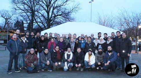 Sitt- och hungerstrejk av 60 stycken iranska asylsökande Göteborg i Sverige