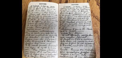 منانش عذراپور به زبان فرانسه در دفتر خاطرات خود می نوشت. یکی از چهارزبانی که بر آن مسلط بود