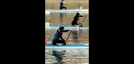 Female Kayak Championship Finishes