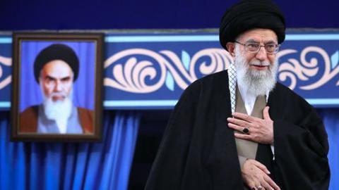 شخص آیت‌الله «علی خامنه‌ای» بالاترین مقام در جمهوری اسلامی ایران است که پیش از این، از سوی رییس‌جمهوری امریکا تحریم شده بود.