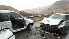 ۱۹ کشته و زخمی در تصادف زنجیره‌ای استان فارس