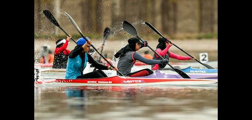Female Kayak Championship Finishes