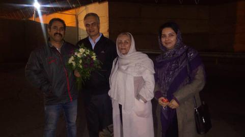 لحظه آزادی عبدالرضا قنبری