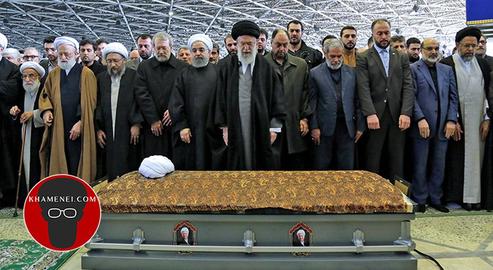 After Rafsanjani's death in 2017, Khamenei omitted a key Arabic sentence from the prayers recited over his body and instead said "O God, forgive him" three times