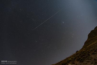 The Stunning Perseid Meteor Showers Over Iran's Deserts