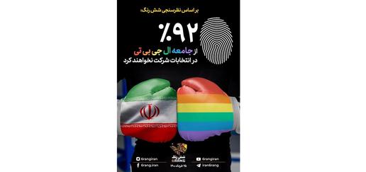 A recent poll conducted by a LGBT organization says that only 3.7 percent of LGBTQI people in Iran plan to vote