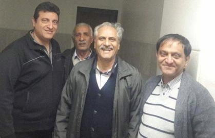 The four Baha’is who were arrested in Isfahan on January 5. From left: Farzad Homayooni, Mohsen Mehregani, Manouchehr Rahmani and Sohrab Naghipoor