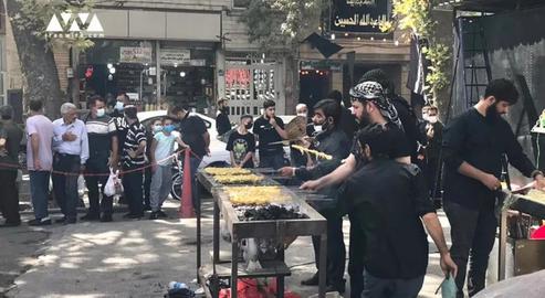 Mourners Queue for Votive Chicken in Tehran