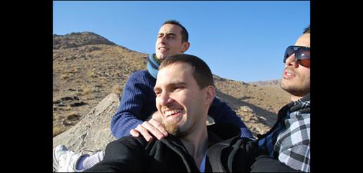 لودوویک محمد زاهد در کوههای اطراف تهران