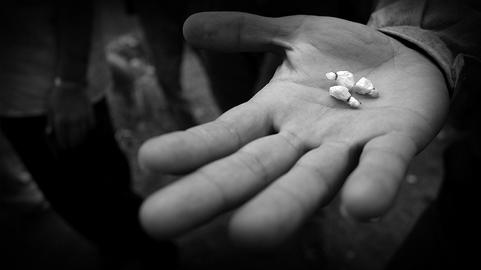 Methamphetamine, also known as crystal meth, is highly addictive.