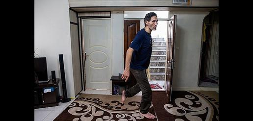 ایرج خدری در منزل مسکونی‌اش