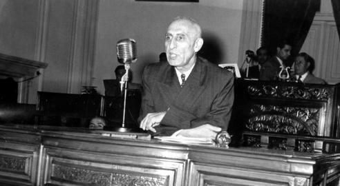 Mossadegh was ousted in 1953