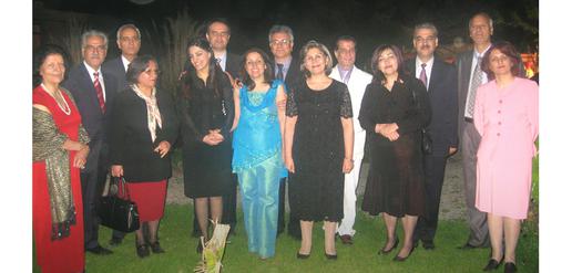 The informal leadership group in Iran with their spouses