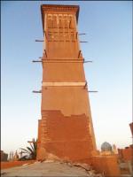 بلندترین بادگیر چهارفصل اردکان در حال ریزش است