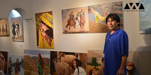 Abdol Hakim Maghsoudi, a member of the Honar-Salar art group