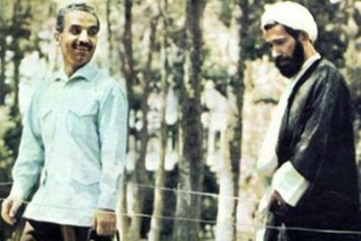Rajai with Mohammad-Javad Bahonar. The two men were killed in a bombing on August 30, 1981