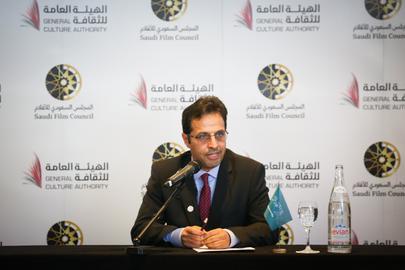 This is Saudi Arabia's first appearance at the Cannes Film Market, but "definitely not the last,” says Ahmad Al-Maziad, the CEO of Riyadh’s General Culture Authority