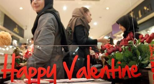 Valentine's Day is still popular in Iran despite repeated attempts to bar shops from selling gifts ahead of February 14