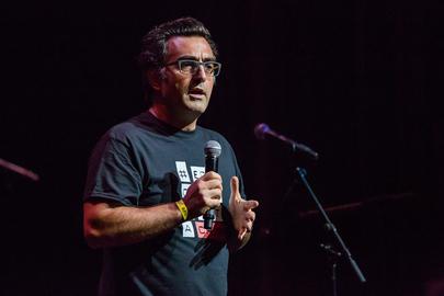 Maziar Bahari, Not a Crime's founder and the editor-in-chief of IranWire: “Harlem is where we found a home." Photo credit: Ryan Lash
