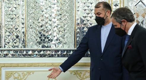 Grossi did not meet Iran's president, Ebrahim Raise, on his visit, and his meeting with Iran's foreign minister was only a ceremonial formality